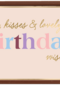 Hugs kisses lovely birthday wishes