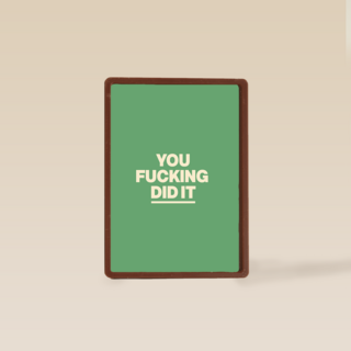 andC You fucking did it