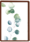 blanco condoleancekaart met plant