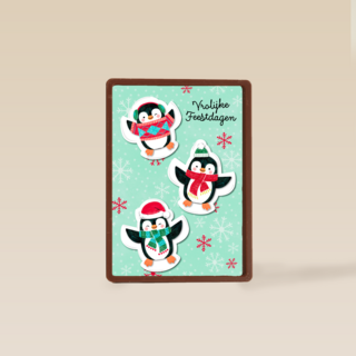 Vrolijke feestdagen pinguins