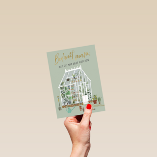 Moederdag bedankt voor de groei