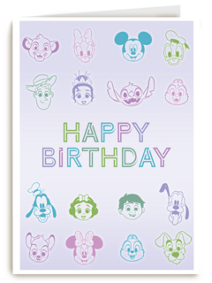Disney Pixar verjaardagskaart happy birthday