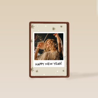 nieuwjaar fotokaart sterren