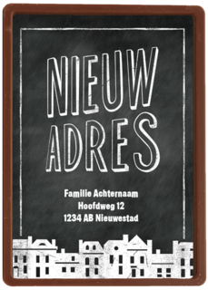verhuisbericht krijtbord