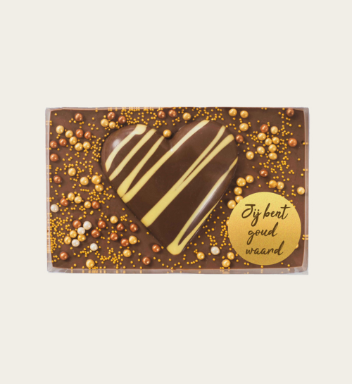 Brievenbus Chocolade Jij Bent Goud Waard
