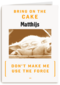 verjaardag kaart grogu bring on the cake