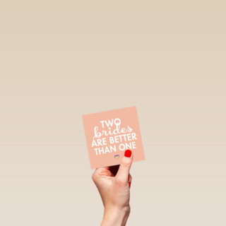 two brides are better than one