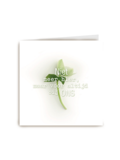botanical kaart niet meer hier maar voor altijd bij ons