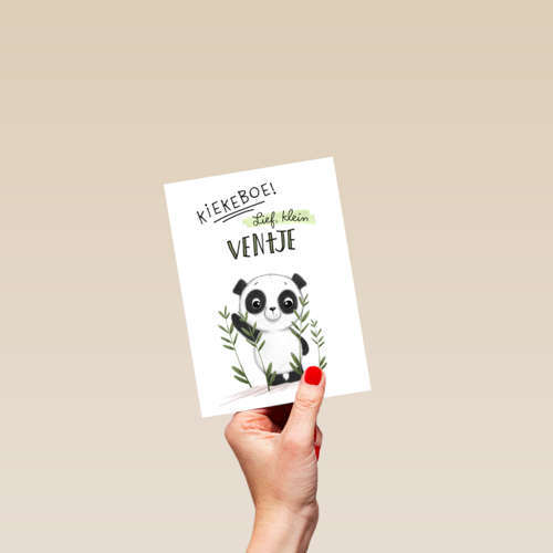 geboorte kaart zoon kiekeboe lief klein ventje