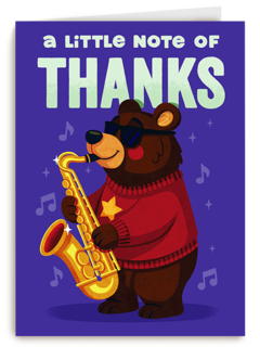 Bedankt A Little Note Of Thanks