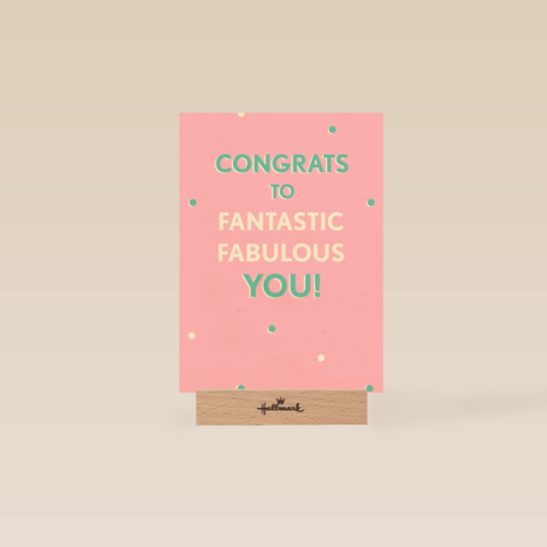 Gefeliciteerdkaart Congrats to fantastic fabulous you
