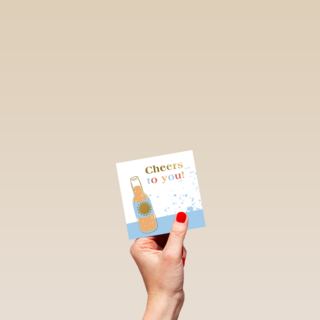 Cheers to you verjaardagskaart