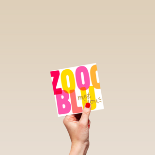 Vriendschapkaart zooo blij met jou