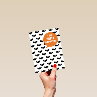 vers van de pers halloween i am batty about you