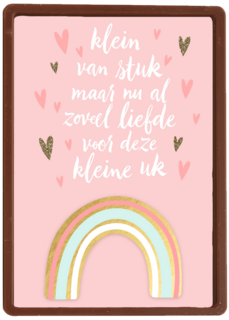 klein van stuk maar nu al zoveel liefde voor deze kleine uk