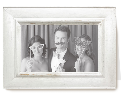 fotokaart liggend fotolijst blanco