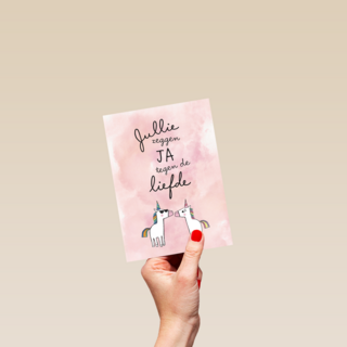 jullie zeggen ja tegen de liefde