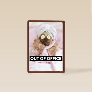 out of office in rust staykation