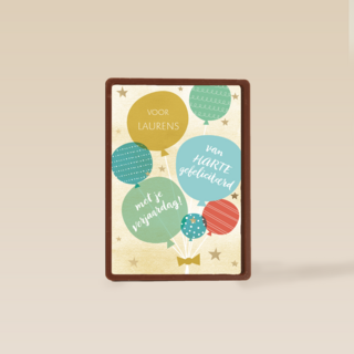 verjaardag man classics van harte gefeliciteerd ballon