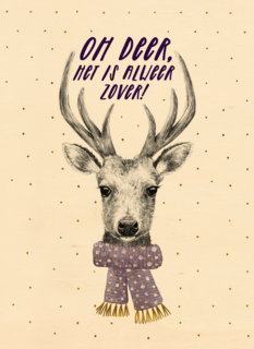 oh deer het is kerst