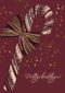 Kerstkaart candy cane