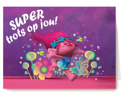 trots op jou kaart trolls poppy