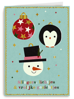 Kinderpostzegels - Kerstballen