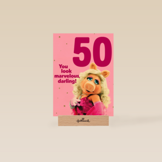 Miss piggy verjaardagskaart you look marvelous