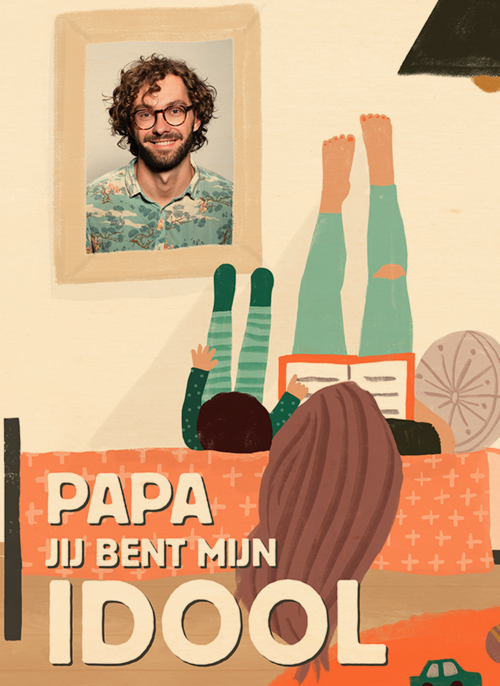 vaderdag fotokaart hip papa jij bent mijn idool