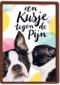 Beterschapskaart Hond Een kusje tegen de pijn