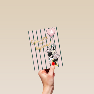 Minnie Mouse Gefeliciteerd leeftijd