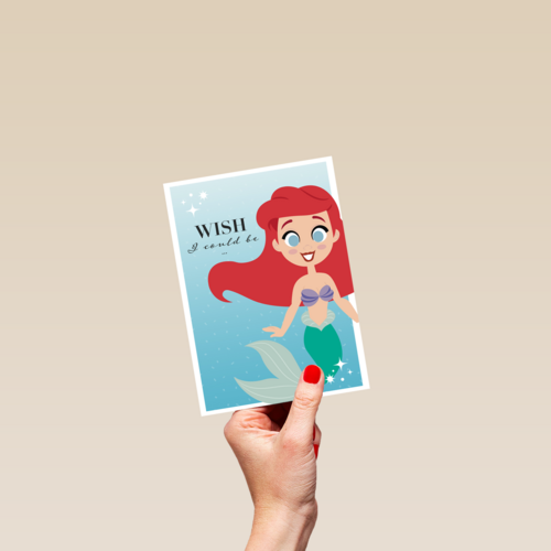 Ariel vriendschapskaart