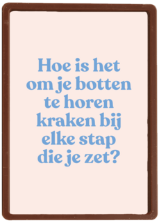 verjaardag kaart grappig je botten horen kraken