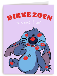 Stitch Dikke Kus Op Kamp
