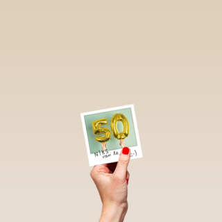 polaroid 50 jaar oud vijftig