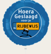 Ballon Rijbewijs Geslaagd Blauw