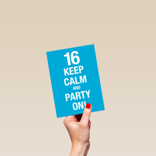 16 keep calm and party n