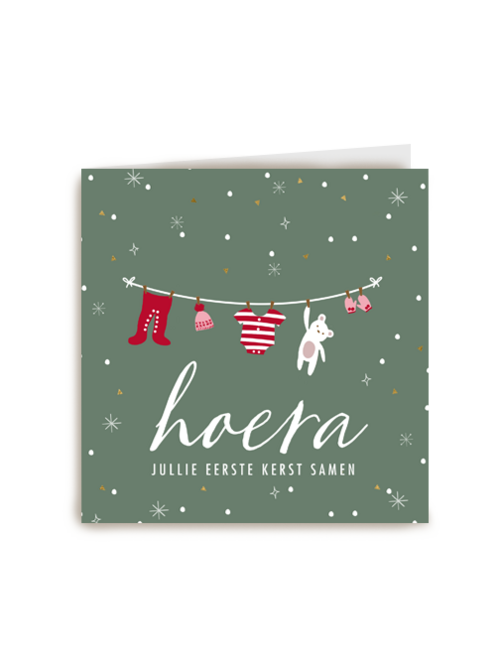 Hoera jullie eerste Kerst samen