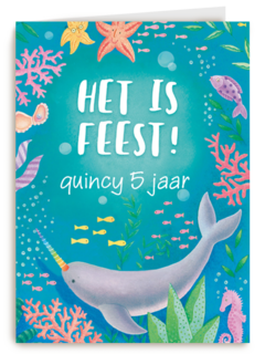 het is feest met deze narwal