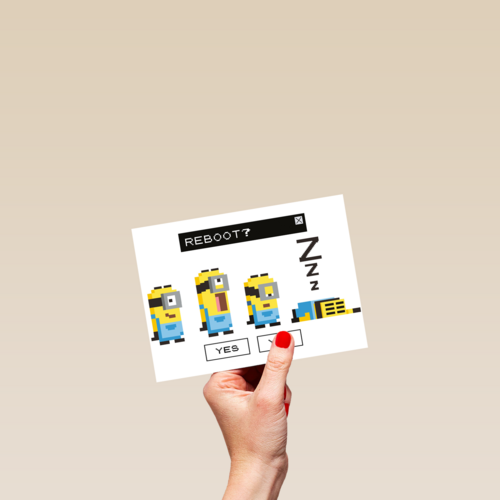 Beterschapskaart Minions reboot