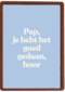 vaderdag kaart andc pap goed gedaan hoor