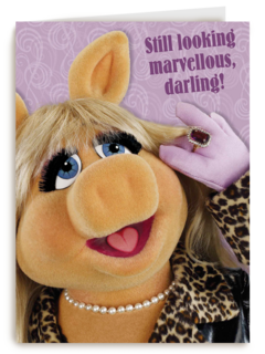 miss piggy met ring en ketting