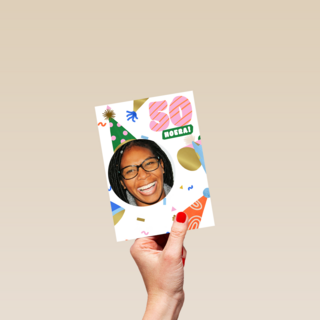 Fotokaart 50 hoera
