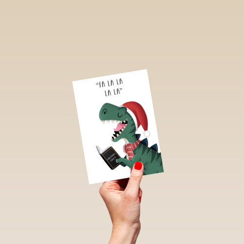 Trex zingt kerstliedjes