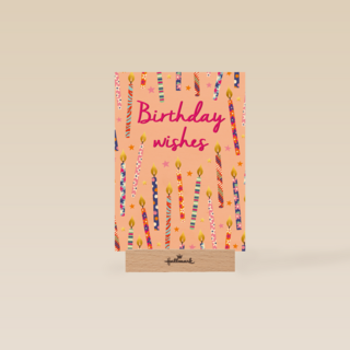 Birthday Wishes kaarsen