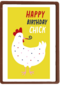 Verjaardagskaart Happy Birthday Chick