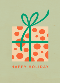 happy Holidays Kerstcadeau