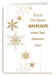Nieuwjaar Sterren De Beste wensen naam