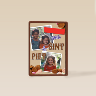 9an sint en piet kaart sinterklaas