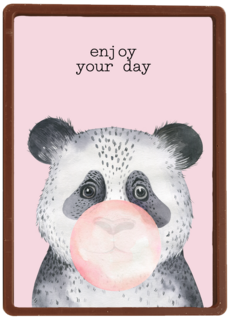 verjaardag kaart hip panda enjoy your day